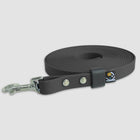 10 meter lange Hondenlijn - Waterafstotend - Zwart | 4Kyon