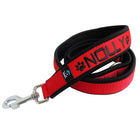 Gevoerde hondenriem met naam - L/XL - 1,25m | 4Kyon