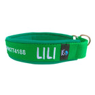 Neopreen Half-Check Halsband met Naam - L | 4Kyon