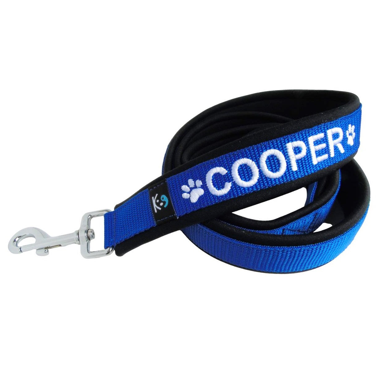 Personalised Dog leads and leashes with embroidered name 4Kyon